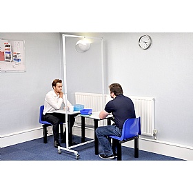 Fast Food Canteen Seating Unit For 1 Person