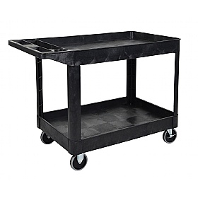 2 Tub Shelf Trolley