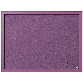 Bi-Office Lavender Notice Board