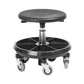 Bott Cubio Low Mobile Work Stool Black Tray
