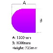 D-End Extension Dimensions