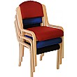 Devonshire Wooden Frame Stacking Chairs