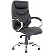 Geneva Leather Manager Chair Black