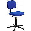 Static Dissipative Chair With Castors Blue