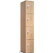 Timber Faced Lockers With ActiveCoat