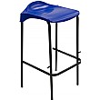 Scholar Polypropylene Low Back Stool Blue