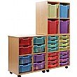 Storage Allsorts 8 Deep Jelly Tray Unit