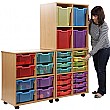 Storage Allsorts 4 Jumbo Jelly Tray Unit