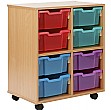 Storage Allsorts 8 Deep Jelly Tray Unit