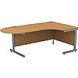 Alpha Plus Executive Radial D-end Executive Desk