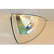 Interior Hemisphere Convex Quarter Face Mirror