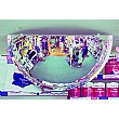 Interior Hemisphere Convex Half Face Mirror