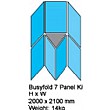 Busyfold Light XL 7 Panel Display Kit