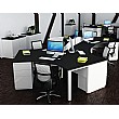 Presence Cluster Desks White & Black