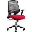 Baton Fabric & Mesh Office Chairs Belize/Silver