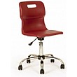 Titan Swivel Chair Burgundy