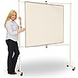 Ultralon Mobile Non-Magnetic Pivoted Whiteboard