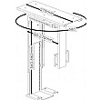 Stream Plus Slide and Rotate CPU Holder Dimensions