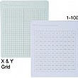 1-100 and X and Y Grid