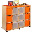 Bubblegum 12 Jumbo Tray Storage Unit