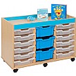 Bubblegum 18 Tray Storage Unit