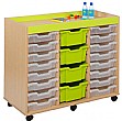 Bubblegum 24 Shallow Tray Storage Unit