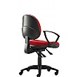 Pledge Topaz Medium Back Operator Chair Fixed Arms