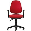 Topaz High Back Operator Chair With Adjustabl Arms