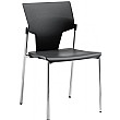 Pledge Ikon 4 Leg Chair Black