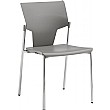 Pledge Ikon 4 Leg Chair Grey