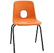 E-Series Classroom Chairs Orange