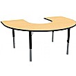 Height Adjustable Horseshoe Theme Table