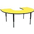 Height Adjustable Horseshoe Primary Theme Tables