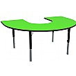 Height Adjustable Horseshoe Primary Theme Tables