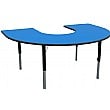 Height Adjustable Horseshoe Primary Theme Tables