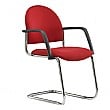 Pledge Arena Rounded Back Cantilever Chair & Arms