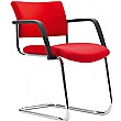 Pledge Arena Stacking Cantilever Chair With Arms