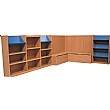 Nexus Large Library Corner Combination Bookcases