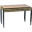 Scholar Crush Bent Rectangular Tables