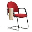 Pledge Arena Round Back Cantilever Chair & Tablet