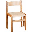 Natural Wooden Stacking Chairs