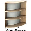 Nexus Curve Bookcases