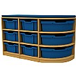 Curve Double Corner Storage Unit