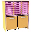 Edge 18 Tray Storage Unit With Docking Space