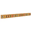 Multi-Coloured Classroom Coat Hook Rails 20