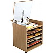 Mobile Big Book Easel With Whiteboard