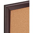 Eco Friendly Cork Noticeboard - Burgundy Frame