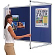 Shield Slimline Noticeboard Double