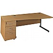 Solar Cantilever Wave Desks With Desk High Ped