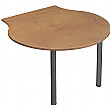 Solar Arc Desk End Shell Meeting Table